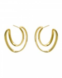 New Wave Silver Earrings