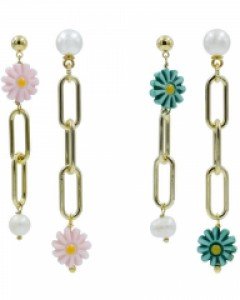 Flower Power Unbalanced Earrings [강예빈 착용]