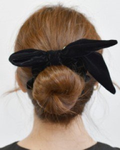 Half Bow Velvet Scrunchie 재입고!