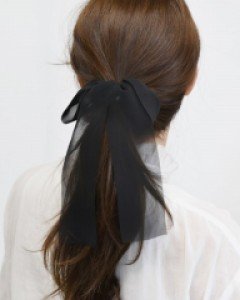Chiffon Bow Knot Scrunchie
