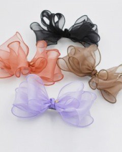 Organza Bow Hairpin