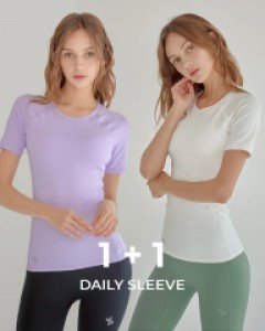 인패드 슬림핏 숏슬리브 1+1