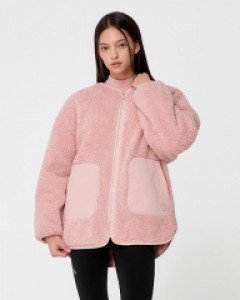 포켓 쉐르파 점퍼 러블리핑크