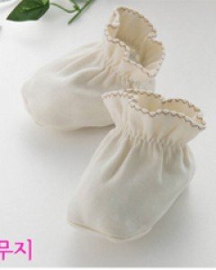 [네츄라오가닉] 유기농 무지 신생아 발싸개(사계절)