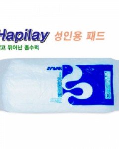 [해피레이] 성인용 패드 (10매입) - 100% 천연펄프로 얇고 뛰어난 흡수력
