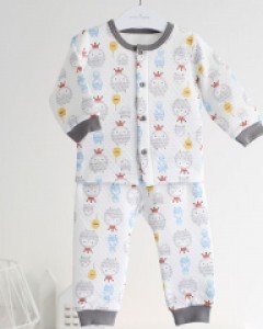 [큐비앤맘]  삼중직 소재 트윈 보온 내의 (그레이) - 70호