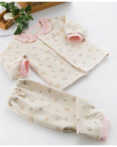 [네츄라오가닉] 오가닉 코튼 양무늬 누빔 보온내의 - 핑크