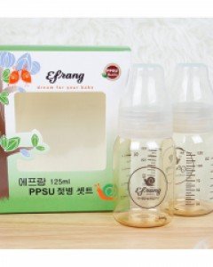 [에프랑] 프랜 PPSU 젖병 125ml*2개 세트 (노꼭지)