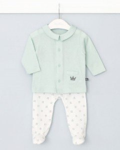 [큐비앤맘] 미니 전타 싱글 쟈가드 발싸개 상하 - 민트 (뉴본/70호)