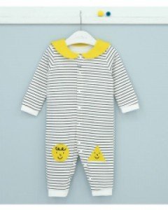 [큐비앤맘]스마일 포인트 우주복 (70~80호)