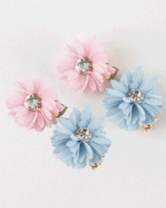 까멜리아삔 [핑크2 + 블루2 = 총 4개 (1SET) / 레드2 + 화이트2 = 총 4개 (1SET) ]