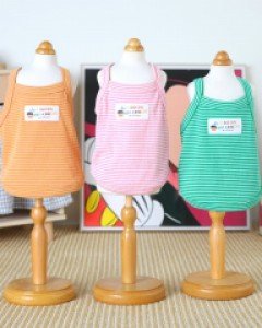 귀여운 라벨이 포인트인 LA 크레용크롭나시