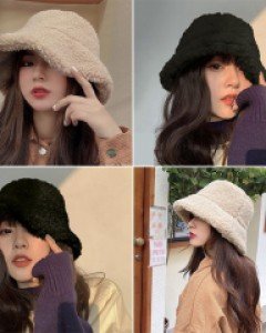 B뽀글이 벙거지 모자_252845