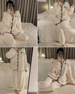 W퍼피 보들 수면 잠옷 세트_258622