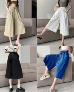 K6절개포켓 7부 와이드 팬츠_260486