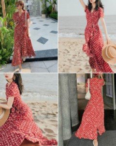 몰디브 프릴 랩 롱원피스_260488