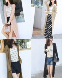 Y1베이직골지 롱 니트 가디건_260510