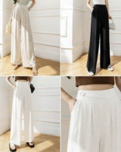 J제이린넨 뒷밴딩 와이드 슬렉스 팬츠_260629