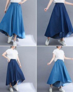 N2로플레어 데님 와이드 팬츠_260652