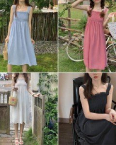 D1하이스모크 나시 원피스_260751