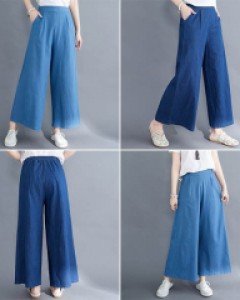 Y1씬데님 뒷밴딩 와이드팬츠_260776