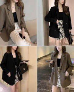 O9놈코어오버핏 더블 테일러드 자켓_261383