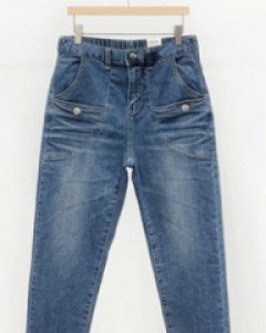 [35%sale] 쿠크 버튼패치 데님팬츠-S size 1매한정54000--->35100