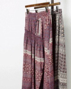 인디 플로우랩스커트-2color