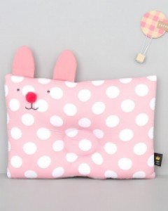 큐비앤맘 도트레빗 아기 유아 신생아 짱구베개 (사이즈 - 32x22cm)