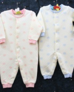 에프랑 소피도트 아기 유아 신생아 가을 겨울 보온 우주복 / 블루 핑크 80호(6-12개월)