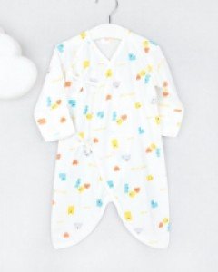 에프랑 레고 밤부 무형광 배냇 가운 / 아기 신생아 봄 여름 가을 얇은 원단 / 배냇저고리보다 더 긴 배냇가운