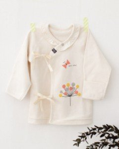 오가닉아일랜드 오가닉 플라이 아기 유아 신생아 봄 가을 겨울 양면 배냇저고리