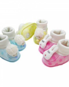 큐비앤맘 코니 아기 신생아 가을 겨울 초봄 덧신 보행기신발 1쌍 115mm / 블루 핑크 옐로우