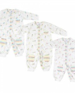 에프랑 서커스 아기 유아 신생아 봄 가을 겨울 긴팔 우주복 / 핑크 80호(6-12개월)