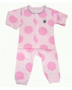 큐비앤맘 키디 아기 유아 봄 가을 겨울 긴팔 내의 내복 상하 / 핑크 90호(12-24개월/ 상의 단추 반타개)