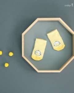 큐비앤맘 더키 단말 / 아기 유아 사계절용 양말 1컬레 / 1-2세 3-4세