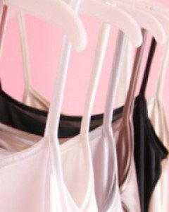 나시} 새틴 끈 나시