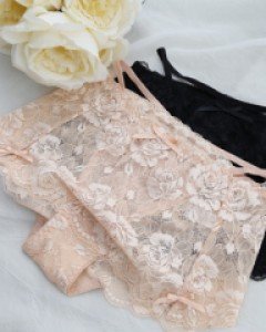 레이스 코르셋 팬티