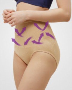 보정}도톰 골지 똥배팬티