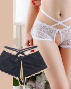 panties} 밴딩 X크로스 밑트임 팬티