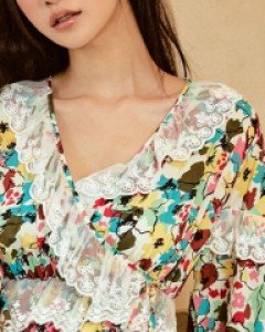 여성잠옷}여성 베네타 레이온원피스(7부브이넥)