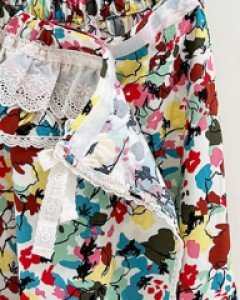 여성잠옷}여성 베네타 레이온 랩가운