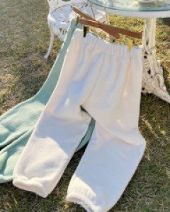 커플잠옷} 남여 벌룬 양털 파자마팬츠