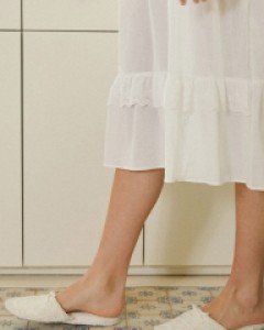 여성잠옷} 여성 마르살라 크리즈코튼 민소매 원피스 잠옷