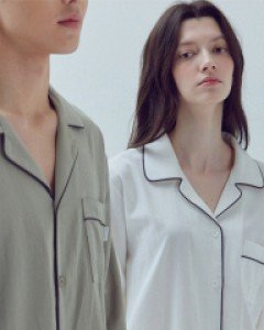 커플잠옷} 커플 스미스 코튼 파자마 3550,3551