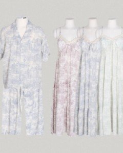 커플잠옷} 커플 에클레어 민소매 원피스 잠옷 (브라캡내장)