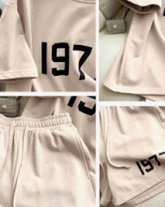 여성잠옷} 1977 면혼방 반팔 투피스 잠옷