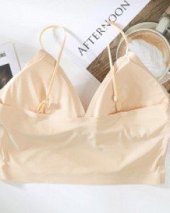 나시} 심리스탑 크롭 캡내장