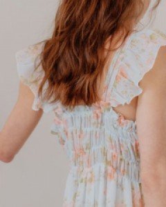 여성잠옷} 여성 블랑쉬 쉬폰 민소매 원피스 잠옷(2C)