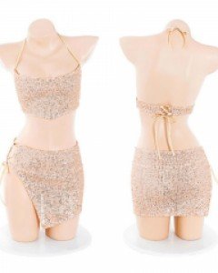 slip} 스팽글 투피스 슬립